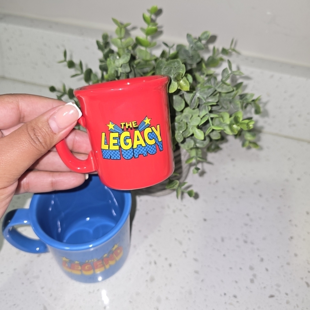 Hallmark The Legend and The Legacy Mug Set - Blue and Red - Picture 4 of 9